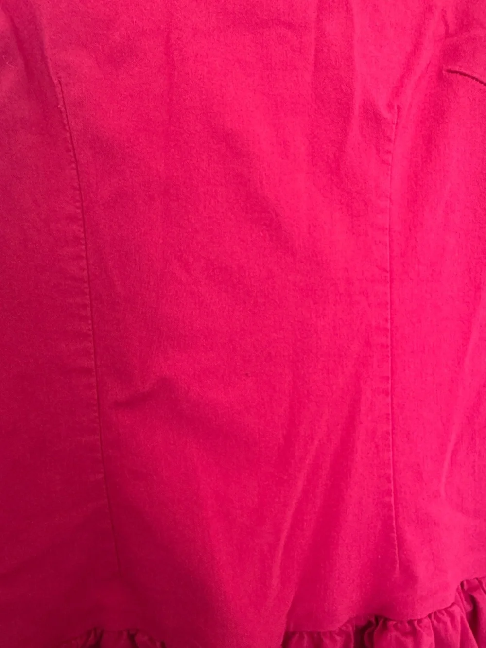 Hello Molly Perfect Personality Halter Mini Dress Red, Bubble Hem - Size 4 - Picture 4 of 8